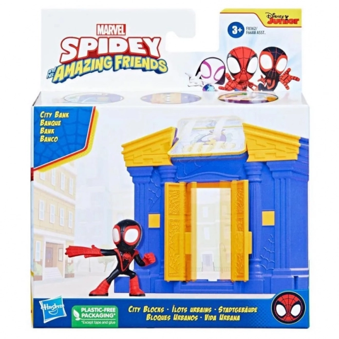 Set met Spidey Spaarpot Figuren
