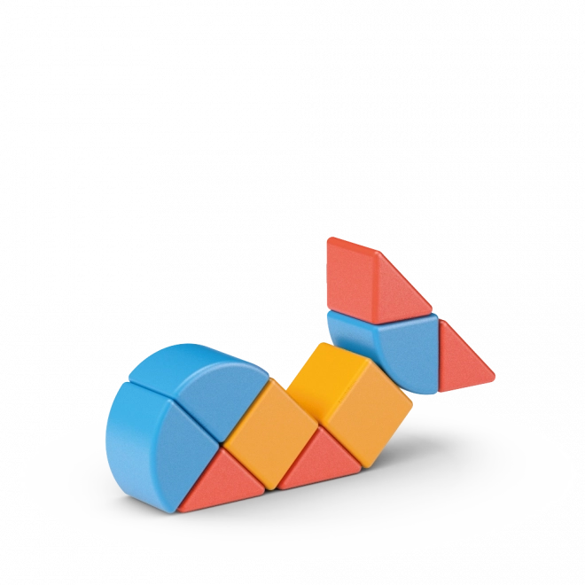 Geomag Magicube Blokken&Kaarten 16 stuks