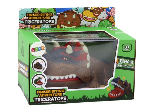 Bijtende dinosaurus triceratops