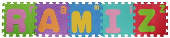 Schuimpuzzel Letters voor kinderen 3+ EVA schuim + Grote kleine letters Alfabet + Vloermat