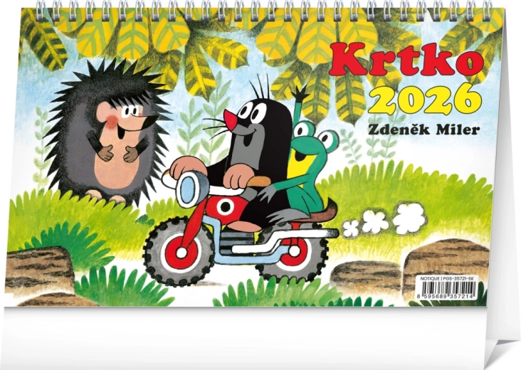 Bureaukalender Krtko 2026