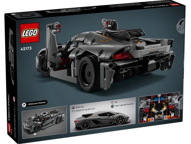 LEGO Technic 42173 Grijze Koenigsegg Jesko Absolut Hypercar