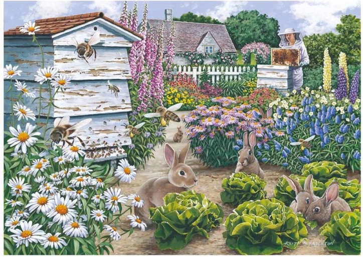 Puzzel Zoete konijntjes 500 stukjes