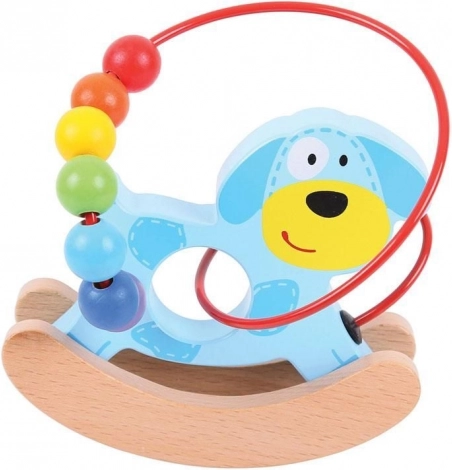 Bigjigs Baby motorisch doolhof schommel hondje (niet-originele verpakking)