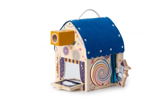 Lilliputiens - houten huisje vol optische illusies