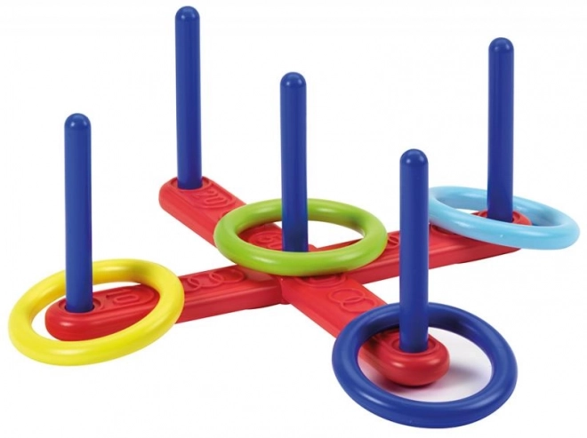 Ringen werpen - kruis (4 ringen)