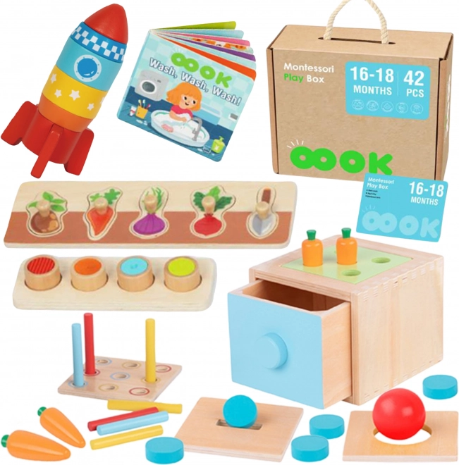 Montessori educatieve box Tooky Toy 7-in-1