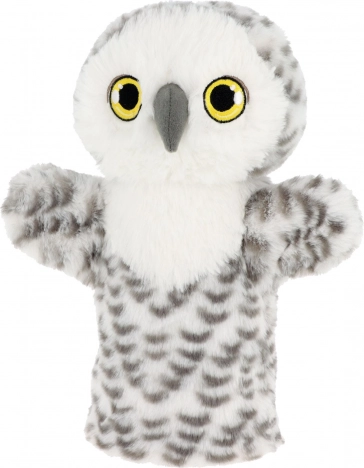 Keel Toys SE3077-7 Keeleco Uil - eco knuffelhandpop 27 cm