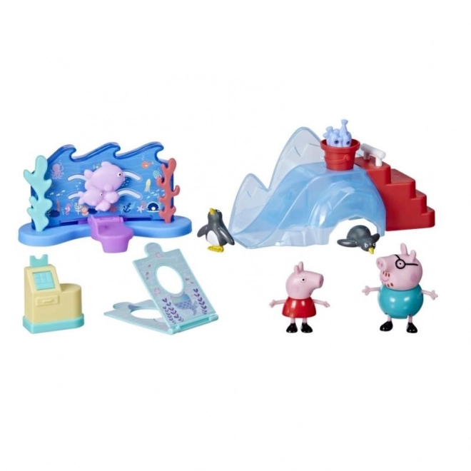 Set figuren Peppa Pig - Avontuur in het aquarium