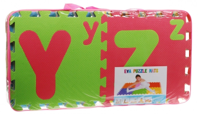 Schuimpuzzel Letters voor kinderen 3+ EVA schuim + Grote kleine letters Alfabet + Vloermat