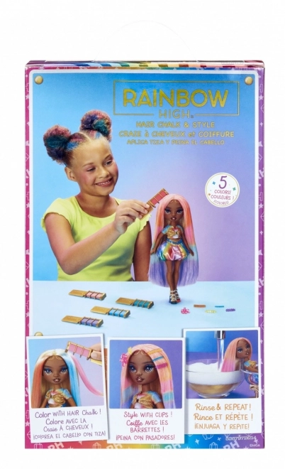 Rainbow High pop Meline met haarkrijt