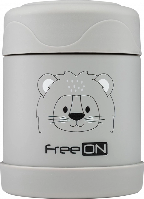 FreeON Thermo Etensdoos RVS 350 ml grijs