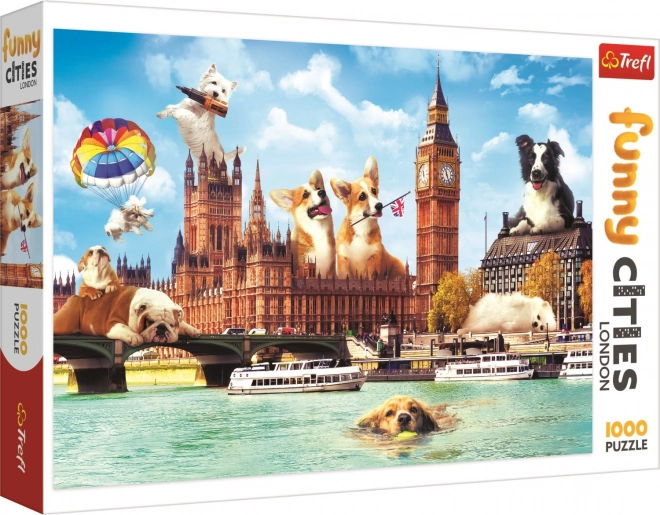 Puzzel 1000 stukjes Honden in Londen
