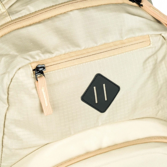 BAAGL 3-delige set Coolmate: Rugzak, Etui en Zak in Beige