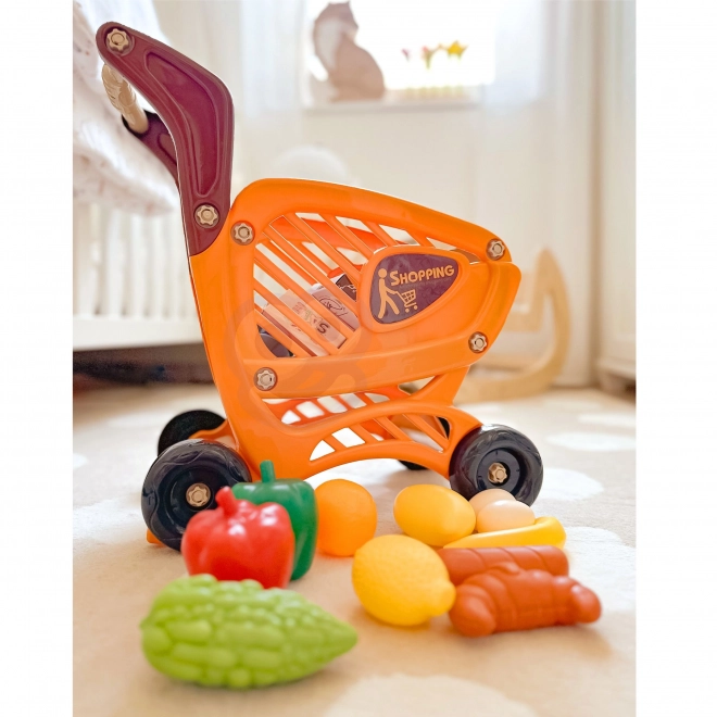 Kinderwinkelwagentje met accessoires van Woopie