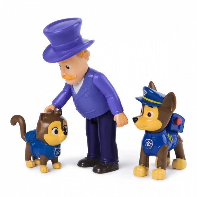 Figurenset PAW Patrol – Chase, burgemeester Humdinger en kat