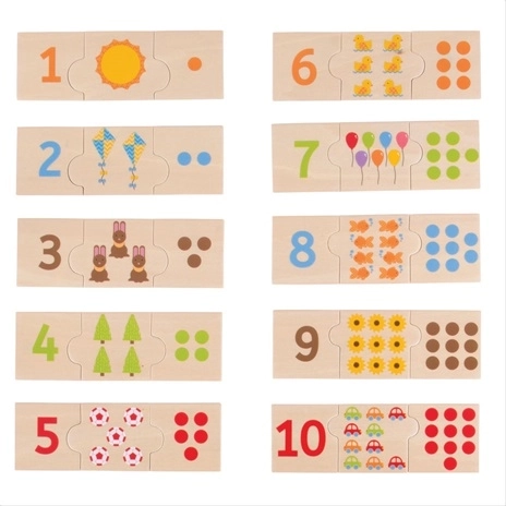 Bigjigs Toys Educatieve puzzel tellen