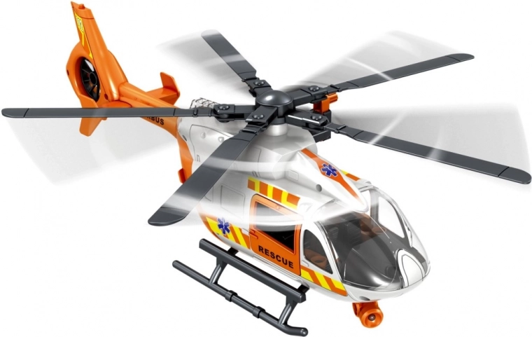 Draaibare rotors en gedetailleerde cockpit