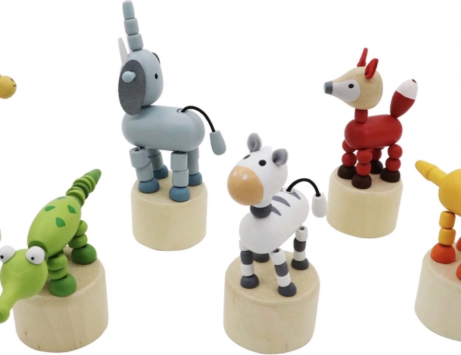 Safari houten knijpdieren
