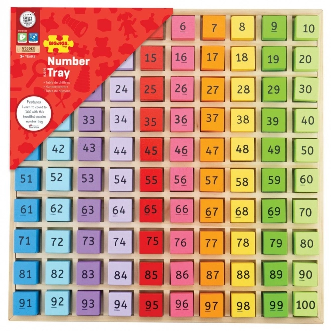 Educatief Speelgoed Bigjigs Toys - Houten Cijfers in Houder