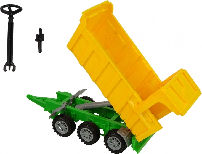 Kantelbare laadbak en te openen achterklep