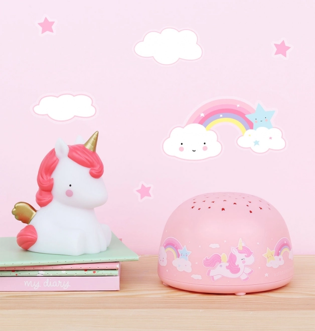 A Little Lovely Company Projectielamp – Eenhoorns