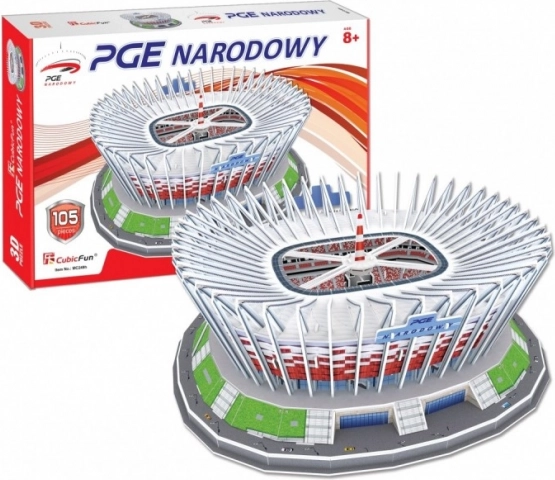 3D-puzzel Nationaal Stadion in Warschau 105 stukjes