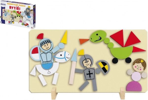 Detoa magnetische puzzel ridders