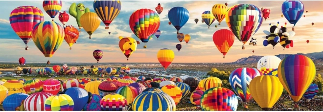 Panoramische puzzel Luchtballonopstijging 1000 stukjes