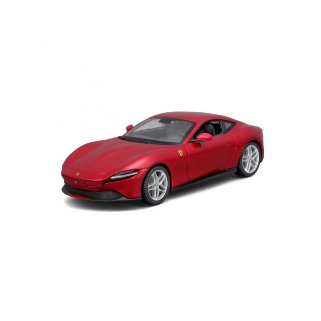 Metalen autootje Ferrari Roma in rode kleur
