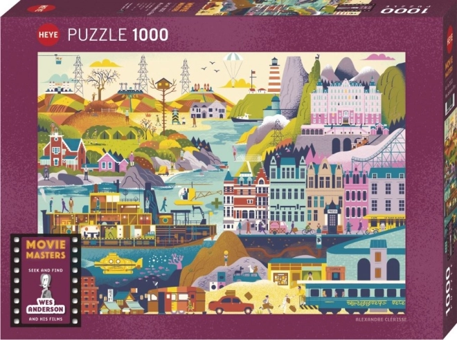 Puzzel Films van Wes Anderson van HEYE 1000 stukjes