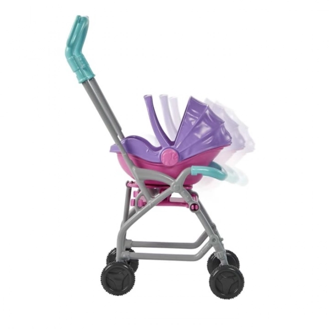 Barbie Pop Kindermeisje Skipper Kinderwagen + set voor baby