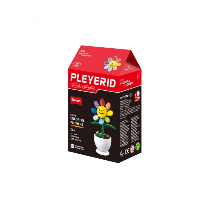 Sluban Vrolijke Bloemen in Bloempotten