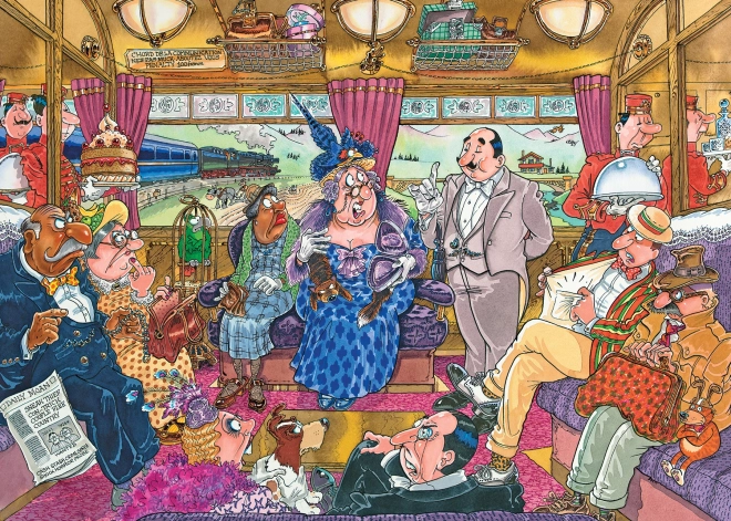 Jumbo Puzzle Wasgij Mystery 9: Grote treinroof 1000 stukjes