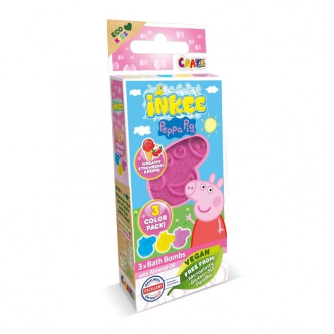 INKEE - Mini verpakking bruisende bom - Peppa pig