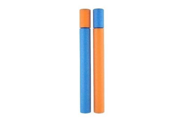 Waterpijp schuim 38cm 2 kleuren 24 stuk in doos