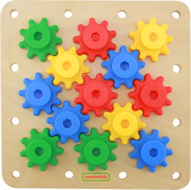 Tandwielen - Montessori bord van Masterkidz