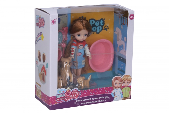 Pop met hondjes