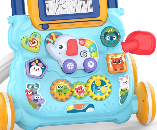 Interactieve looptrainer met muziek en tekenbord