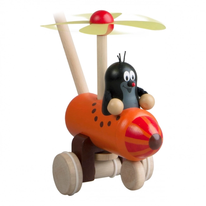 Stokduwer met Mol in vliegtuigje - 60 cm