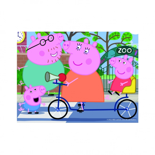 PEPPA BIG 12 Houten Licentie Blokken
