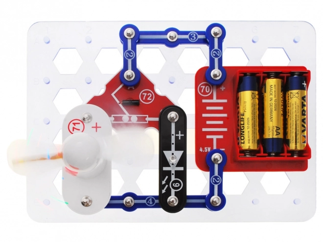 Educatieve lichtgevende set voor jonge elektronica