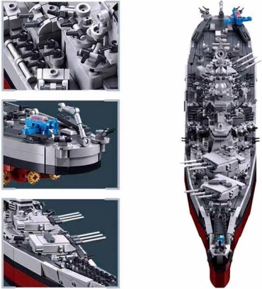 Bouwset Sluban Slagschip USS Missouri 1:350