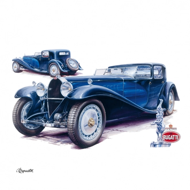 NOTIQUE Notitiekalender Classic Cars – Václav Zapadlik, 2025, 30 x 30 cm
