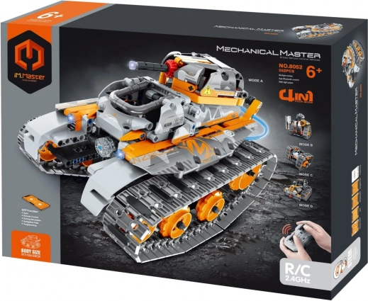 Bouwset iM.MASTER programmeerbare rupsbandtank 4-in-1 RC 2,4 GHz, 554 onderdelen