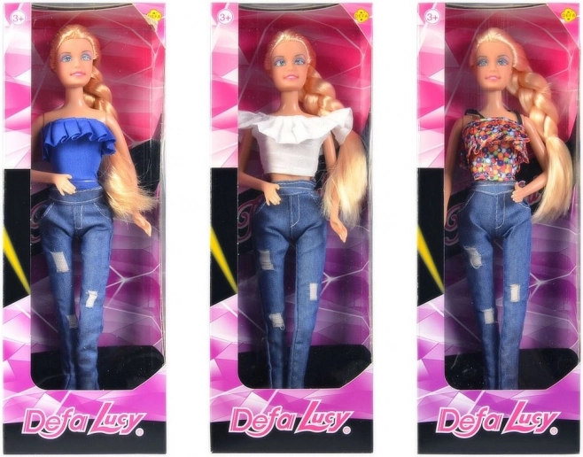 Pop Lucy in jeans