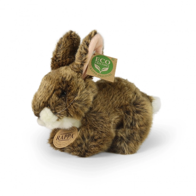 Pluchen konijn bruin liggend 17 cm ECO-FRIENDLY