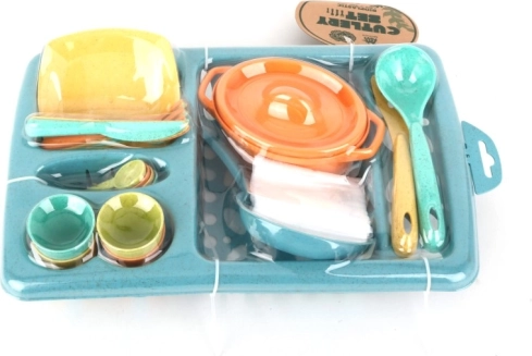 Ecologische kinderserviesset van tarwemateriaal