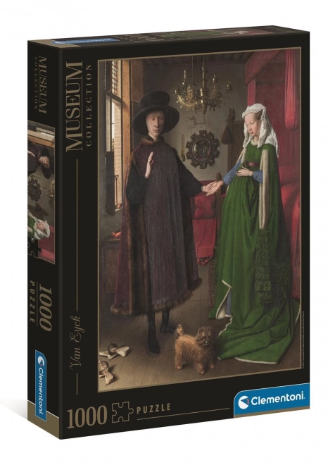 CLEMENTONI Puzzel Museumcollectie: Het echtpaar Arnolfini (1434) 1000 stukjes