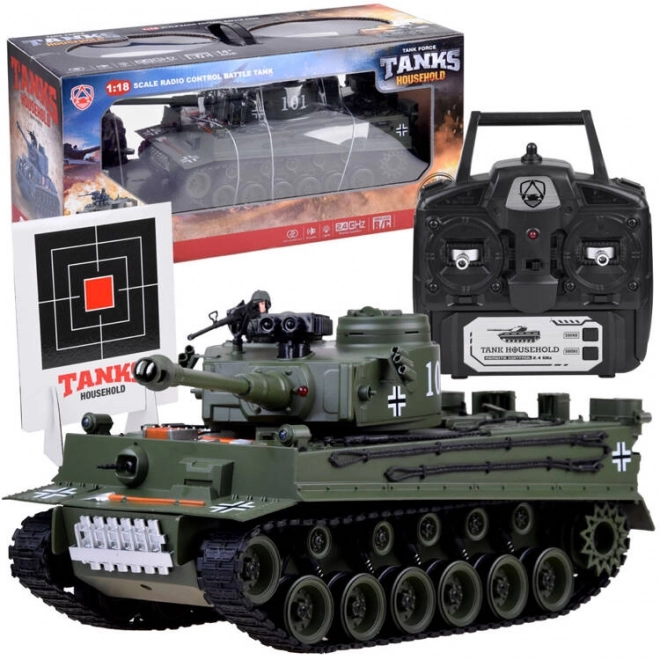 Grote Duitse Tiger 45cm op afstandsbediening RC0252ZI